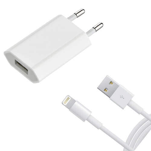 Online Charger for Apple iPhone 5c (USB Adapter and Cable) Moborocks